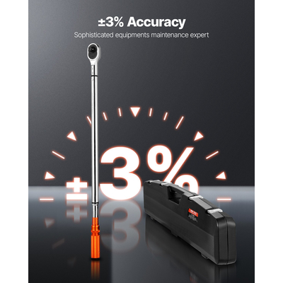 Δυναμόκλειδο VEVOR Click 3/4 ιντσών με κίνηση 100-600 lbf-ft/136-814N.m διπλής κατεύθυνσης