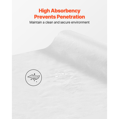 Χαρτί Ιατρικής Εξέτασης VEVOR 21" x 225ft, Ρολά Κάλυμμα Μίας Χρήσης με Λείο Φράγμα