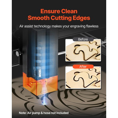 Μηχανή χάραξης λέιζερ VEVOR 20W με συμπιεσμένη προστασία ματιών