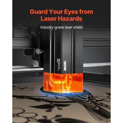 Μηχανή χάραξης λέιζερ VEVOR 20W με συμπιεσμένη προστασία ματιών