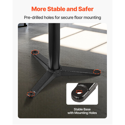 Βάση λείανσης πάγκου VEVOR, βάση δαπέδου λείανσης πάγκου, ρυθμιζόμενο ύψος 5 επιπέδων