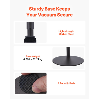 Βάση Σκούπας VEVOR για Πολυμοντέλα Dyson, Βάση Αποθήκευσης με 4 Μαξιλάκια