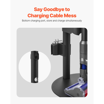 Βάση Σκούπας VEVOR για Πολυμοντέλα Dyson, Βάση Αποθήκευσης με 4 Μαξιλάκια