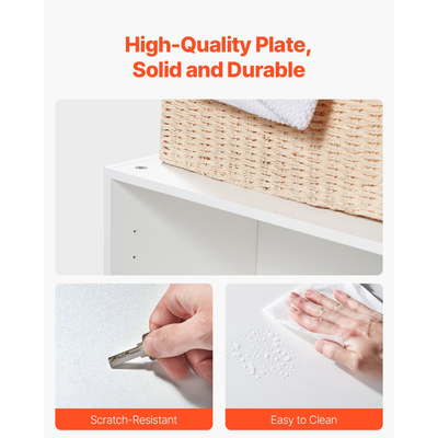 VEVOR Ντουλάπι Κουζίνας 2 επιπέδων με 2 πόρτες και επιτοίχιο ντουλάπι πλυντηρίου 23,6 ιντσών