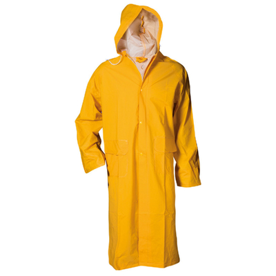 Αδιάβροχη καπαρντίνα Cetus κίτρινη Poly/PVC XXXL