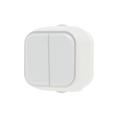 GEYER Διακόπτης κομμιτατέρ IP54 H2-B210M-W λευκός