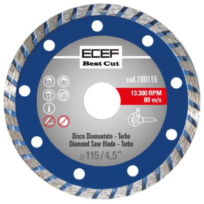 Δίσκος διαμαντέ Standard turbo 115mm 190115