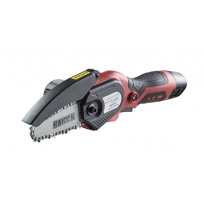 RAIDER Αλυσοπρίονο κλαδευτικό μπαταρίας 2x2Ah 20V 0,73kg με λάμα 10cm RD-GP21 Set 075720