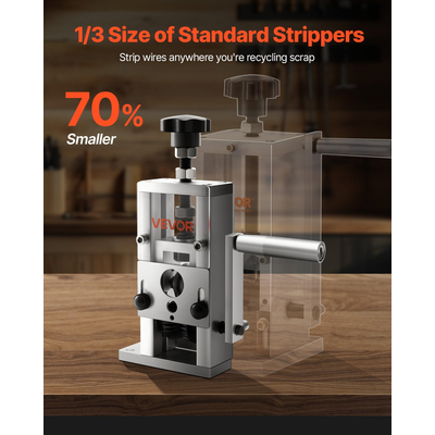 Χειροκίνητο μηχάνημα απογύμνωσης καλωδίων VEVOR 0.06-1 με το χέρι ή με τρυπάνι