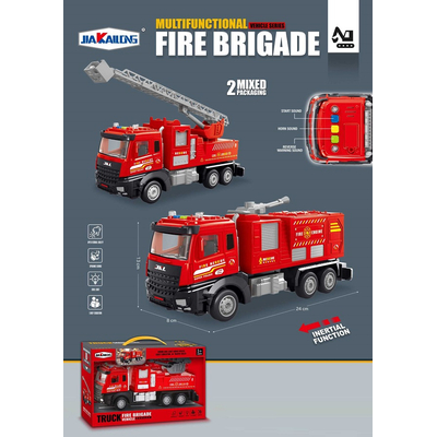 Ηλεκτρονικό όχημα Πυροσβεστικής με ήχο - JKL-188 - 215452