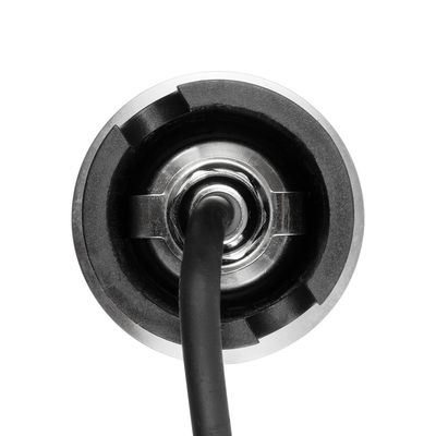 GLOBOSTAR® POOLIFY 61713 Υποβρύχιο Χωνευτό Σποτ για Σιντριβάνια/Πισίνες LED 3W 360lm 30° DC 24V Αδιάβροχο IP68 Θερμό Λευκό 2700K Dimmable - CREE XPE - Ανοξείδωτο Ατσάλι 316 & Tempered Glass - 1m VDE Rubber Καλώδιο - Φ6.5 x Υ8cm / Q5.2cm - 3 Χρόνια Εγγύηση