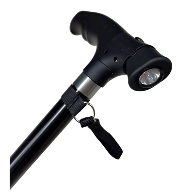 Μπαστούνι βάδισης τετράποδο με φακό LED - 209-2 - 112067