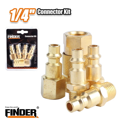 Σετ ταχυσύνδεσμοι για αεροσυμπιεστή - FXZ-002 - 5pcs - Finder - 194108