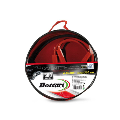 ΚΑΛΩΔΙΑ ΦΟΡΤΙΣΗΣ 500Α (BAG) 500Ah 300cm BOTTARI - 1 Tεμ.