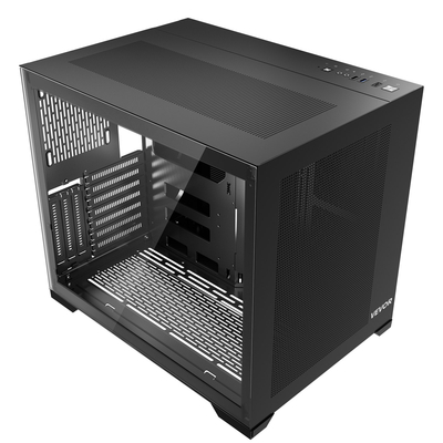 Θήκη υπολογιστή VEVOR Mid-Tower ATX, διπλού θαλάμου, χωρίς ανεμιστήρα