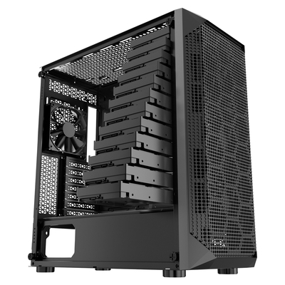 Θήκη VEVOR για PC Gaming, Θήκη για Υπολογιστή Mid-Tower, 4 x 120 mm Ανεμιστήρες για ATX/M-ATX/ITX