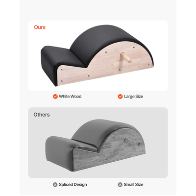 VEVOR Pilates Διορθωτής Σπονδυλικής Στήλης Arc Fitness Αξεσουάρ Ασκήσεων Σπονδυλικής Στήλης από Καουτσούκ και Ξύλο