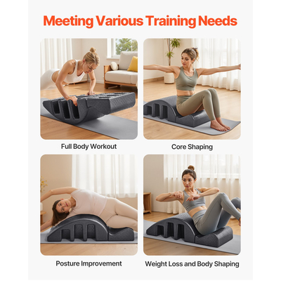 Διορθωτής Σπονδυλικής Στήλης VEVOR Pilates Arc Fitness Αξεσουάρ Pilates Ασκήσεις Σπονδυλικής Στήλης Αφρός