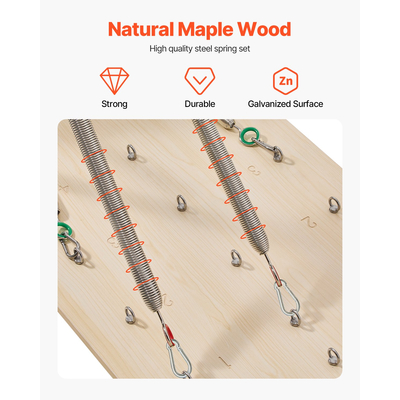 Μηχανή Pilates Reformer VEVOR Επιτοίχια βάση Pilates από ξύλο σφενδάμου