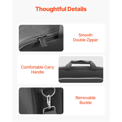 Θήκη μεταφοράς VEVOR PS5, τσάντα ταξιδιού για Playstation 5 PS5, λεπτή, αδιάβροχη, από νάιλον