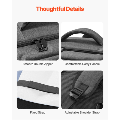 Σακίδιο πλάτης VEVOR PS5 διπλής όψης, τσάντα ταξιδιού ώμου για Playstation 5 PS5 λεπτό νάιλον