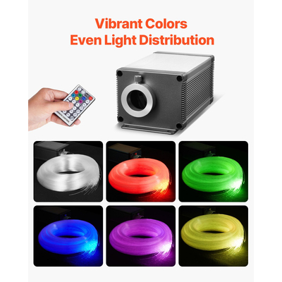 VEVOR 450 τεμάχια Κιτ φωτισμού οροφής με αστεράκια, φώτα οροφής με οπτικές ίνες