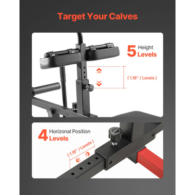 Μηχανή ανύψωσης γαμπών VEVOR με καθιστή θέση, εξοπλισμός άσκησης ποδιών με καθιστή θέση, γυμναστήριο στο σπίτι