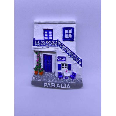 Τουριστικό μαγνητάκι Souvenir - Σετ 12pcs - Paralia - 678429