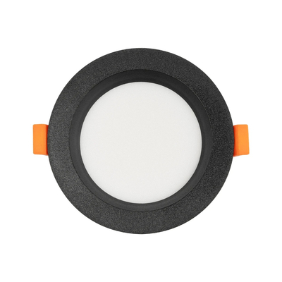 GLOBOSTAR® WATERA 60897 Χωνευτό Downlight Σποτ Panel LED 12W 1500lm 120° AC 220-240V Αδιάβροχο IP54 Ρυθμιζόμενο Λευκό CCT με Διακόπτη στο Σώμα 2700K/4500K/6000K Dimmable - Lumileds SMD Chip & TÜV SÜD Driver - Μαύρο Ματ - Μ10.8 x Π10.8 x Υ3.2cm / Q9cm - 3 Χρόνια Εγγύηση