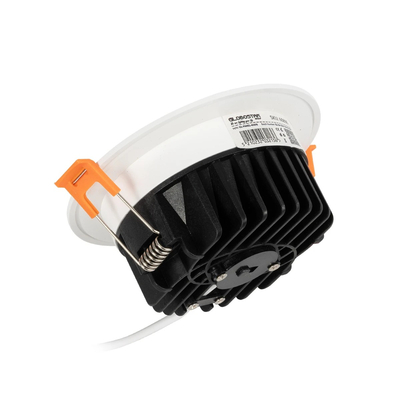 GLOBOSTAR® WATERA 60898 Χωνευτό Downlight Σποτ Panel LED 12W 1500lm 120° AC 220-240V Αδιάβροχο IP54 Ρυθμιζόμενο Λευκό CCT με Διακόπτη στο Σώμα 2700K/4500K/6000K Dimmable - Lumileds SMD Chip & TÜV SÜD Driver - Λευκό Ματ - Μ10.8 x Π10.8 x Υ3.2cm / Q9cm - 3 Χρόνια Εγγύηση