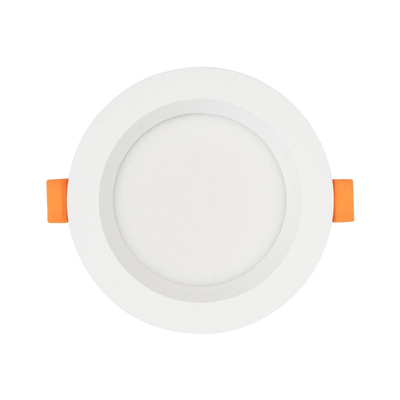 GLOBOSTAR® WATERA 60898 Χωνευτό Downlight Σποτ Panel LED 12W 1500lm 120° AC 220-240V Αδιάβροχο IP54 Ρυθμιζόμενο Λευκό CCT με Διακόπτη στο Σώμα 2700K/4500K/6000K Dimmable - Lumileds SMD Chip & TÜV SÜD Driver - Λευκό Ματ - Μ10.8 x Π10.8 x Υ3.2cm / Q9cm - 3 Χρόνια Εγγύηση