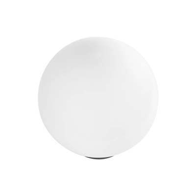 GLOBOSTAR® AGROS 61594 Φωτιστικό Κήπου με Ντουί 1 x E27 AC 220-240V Αδιάβροχο IP65 - Λευκό & Μάυρο - Μ20 x Π20 x Υ22cm