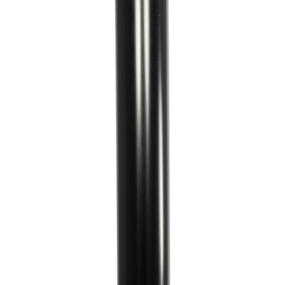 GLOBOSTAR® AGROS 61597 Φωτιστικό Κολωνάκι Κήπου με Ντουί 1 x E27 AC 220-240V Αδιάβροχο IP65 - Λευκό & Μάυρο - Μ30 x Π30 x Υ240cm