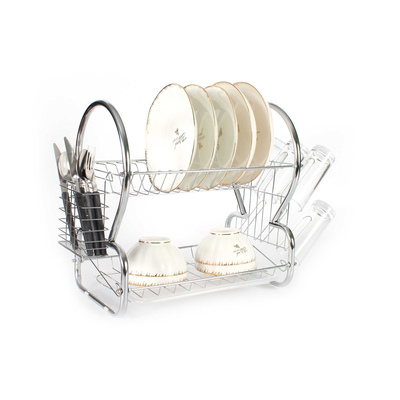 Πιατοθήκη αποστράγγισης διώροφη - WL261-8 - 38cm - 521278