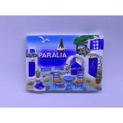 Τουριστικό μαγνητάκι Souvenir - Σετ 12pcs - Paralia - 678420