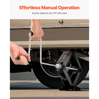 Ψαλιδωτοί γρύλοι VEVOR RV Σταθεροποιητής RV 5000lbs 23,4 ιντσών, σετ 2 ψαλιδωτών γρύλων ισοπέδωσης