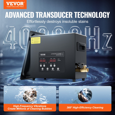 Μηχανή καθαρισμού Ultra Sonic 6L με θερμαντήρα καλαθιού και χρονοδιακόπτη 180W