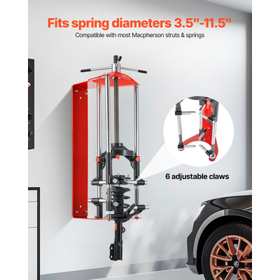 Συμπιεστής αμορτισέρ VEVOR Ρυθμιζόμενα ελατήρια συμπίεσης έως 1300 κιλά