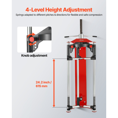 Συμπιεστής αμορτισέρ VEVOR Ρυθμιζόμενα ελατήρια συμπίεσης έως 1300 κιλά