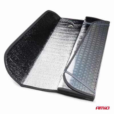 ΗΛΙΟΠΡΟΣΤΑΣΙΑ ΕΣΩΤΕΡΙΚΗ ΑΣΗΜΙ ΜΕ ΒΕΝΤΟΥΖΕΣ 145x70cm ΑΜΙΟ - 1 ΤΕΜ.