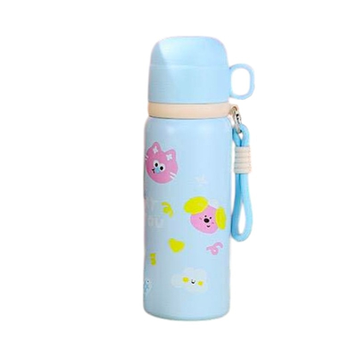 Παιδικό παγούρι-θερμός με κούπα - 500ml - 722368 - Blue
