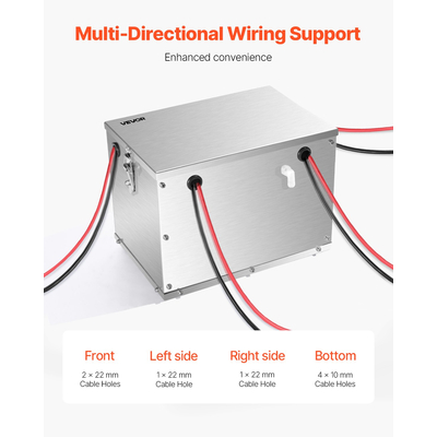 Κέλυφος μπαταριών VEVOR Group 24/31 από κράμα αλουμινίου για αγωνιστικά οχήματα και φορτηγά εκτός δρόμου