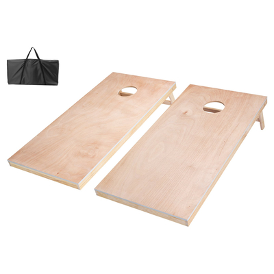 VEVOR 4x2ft Σετ Φορητών Τρυπών Κορν Φούρνου από Ξύλο με Θήκη Μεταφοράς