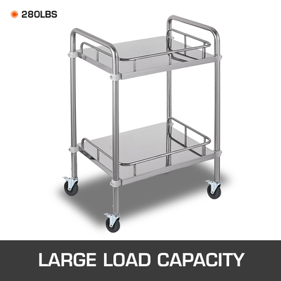 VEVOR Σκαλωσιά 5" με περιστρεφόμενους τροχούς από καουτσούκ με διπλό κλείδωμα, χωρητικότητα 280 λίβρες, 4 τεμάχια