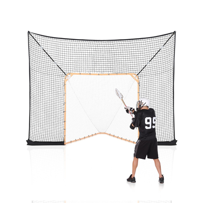 VEVOR 12x9 ft Χόκεϊ Λακρός Τέρμα με Διχτυ Προπόνησης Εκτεταμένης Κάλυψης