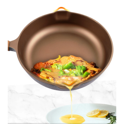 Αντικολλητικό τηγάνι με καπάκι - 2.7L - CA004-CD24-Black - DSP - 569426