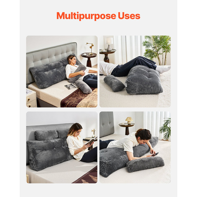 Μαξιλάρι κεφαλιού VEVOR Queen Size με 2 τσέπες και προσκέφαλα