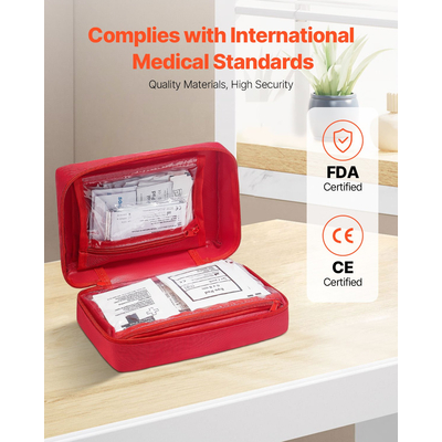 Κιτ πρώτων βοηθειών VEVOR Μεγάλη τσάντα επιβίωσης 500 τεμαχίων για ιατρικά είδη έκτακτης ανάγκης