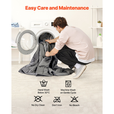 Κουβέρτα VEVOR με Βάρος 25lb 88 x 104" King Size, Δροσερή, Αναπνέουσα, Βαριά Κουβέρτα