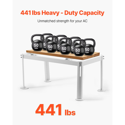 Βάση εδάφους VEVOR Mini Split, ρυθμιζόμενη για φορτίο 9000-24000 BTU 200kg